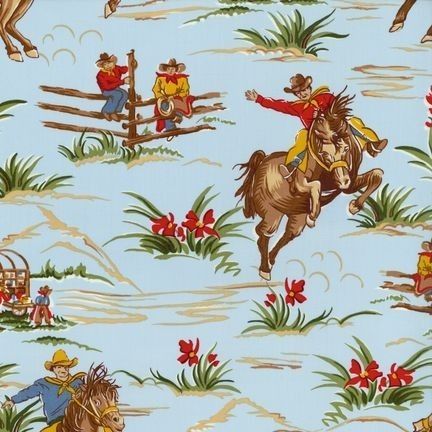 1+yard+of+Robert+Kaufman+blue+Barn+Dandys+cowboy+by+mommyandmebaby,+$7.99 Boppy Cover, Pack And Play, Cowboy Horse, Fun Fabric, Fabric Kit, Novelty Fabric, Mini Crib, Nursing Pillow, Christmas Porch