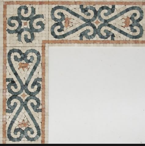 Classical motif Roman mosaic border Roman Mosaic Art, Ancient Roman Mosaic, Mosaic Border, Mosaic Planters, Art Deco Apartment, Rococo Art, Mosaic Birds, Roman Mosaic, Rome Antique