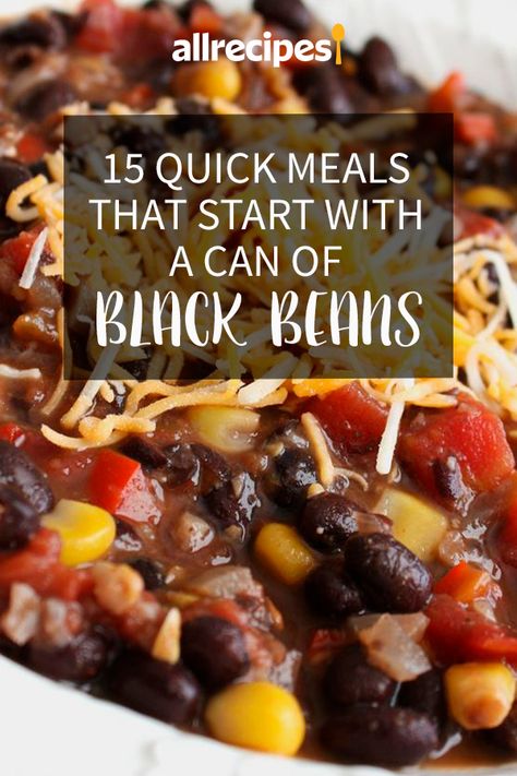 Easy Recipes With Beans, Lunches With Black Beans, Dinner With Beans Healthy, Black Beans Meal Ideas, Dinner Recipes With Beans Healthy, Dinner Recipes Using Beans, Easy Black Bean Recipes Simple, Meals To Make With Beans, Meals With Black Beans Dinners