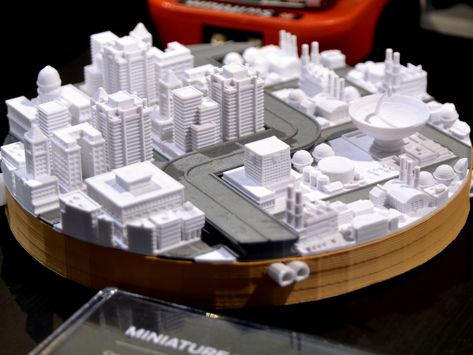 3D printed city 3d Printing Architecture, 3d Printing Art, 3d Printer Designs, 3d Printing Diy, 3d Printer Projects, 3d Cnc, 3d Printed Objects, 3d Printing Projects, 3d Printing Service