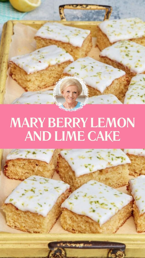 Mary Berry Lemon And Lime Cake British Baking Recipes, Classic Baking Recipes, Mary Berry Cake Recipes, Mary Berry Recipes Baking, Mary Berry Recipes, Gf Cupcakes, Mary Berry Cakes, Lime Dessert Recipes, Berry Cakes