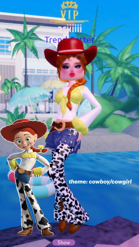 Jesse From Toy Story, Cowboy And Cowgirl, Gaming Clothes, Toy Story, Dress To Impress, Cowboy, Toys