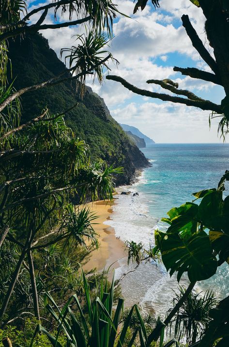 Hawaii Vibes Aesthetic, Hawaii Wallpaper, Kalalau Trail, Hawaii Photography, Beach Pink, Hawaii Life, Kauai Hawaii, Hawaii Travel, Pretty Places