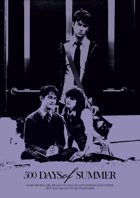 500 Days Of Summer Poster Vintage, 500 Days If Summer Poster, 500days Of Summer Poster, Alternative Film Posters, Graphic Movie Posters, Pen15 Poster, Movie Posters Bedroom, One Day Movie Poster, Vintage Movie Posters Aesthetic