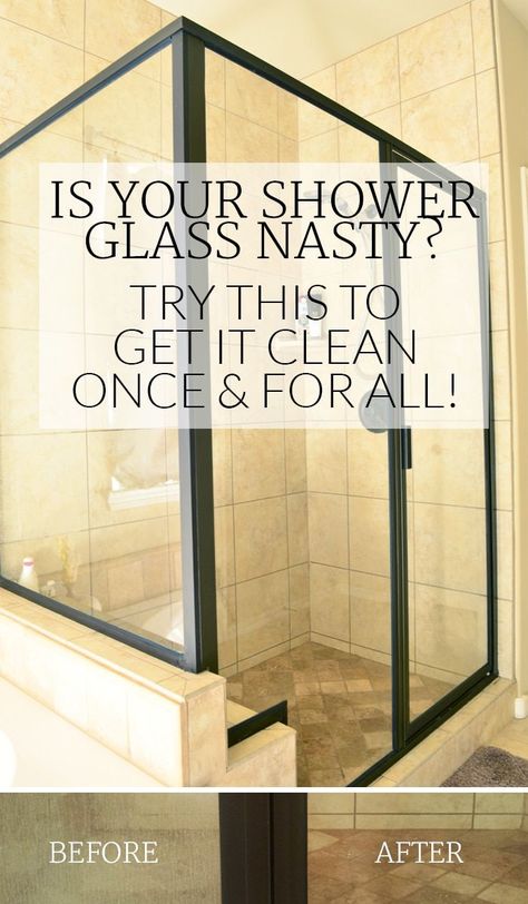 Cleaning Shower Glass, Clean Shower Doors, Putz Hacks, Clean Shower, Shower Glass, Cleaning Tips Tricks, Deep Cleaning Tips, Hard Water Stains, Cleaning Tips And Tricks