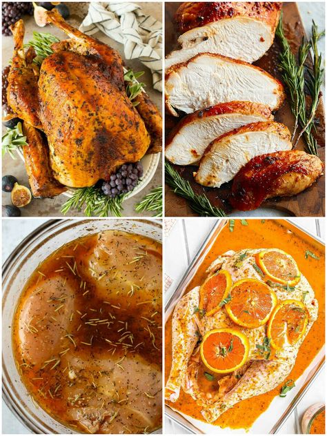 21 Turkey Marinade Recipes That Pack a Punch of Flavor! Marinating Turkey Thanksgiving, Thanksgiving Turkey Marinade, Marinade For Turkey Thanksgiving, Best Turkey Marinade Recipe, Deep Fried Turkey Marinade Recipes, How To Marinate Turkey, Marinated Turkey Tenderloin Recipes, Marinated Turkey Recipes, Turkey Tips Marinade