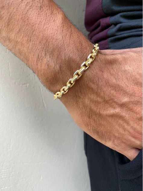 Men Bangle Gold, Black Beaded Bracelets, Mens Gold Bracelets, Mens Bracelet Silver, Gold Rings Fashion, Gold Bangle Bracelet, Mens Beaded Bracelets, Silver Bangle Bracelets, Cross Bracelet