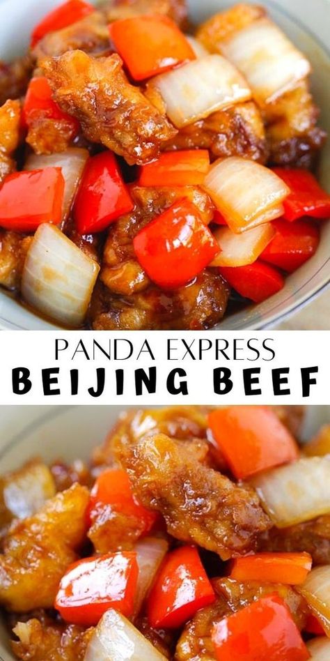 Panda Express Beef Beijing, Beijing Chicken Recipe, Copycat Asian Restaurant Recipes, Copycat Panda Express Beijing Beef, Bejing Beef Recipe Panda Express, Panda Express Beijing Beef Recipe, Healthy Panda Express Recipes, Beijing Beef Recipe, Beijing Beef Panda Express Recipe