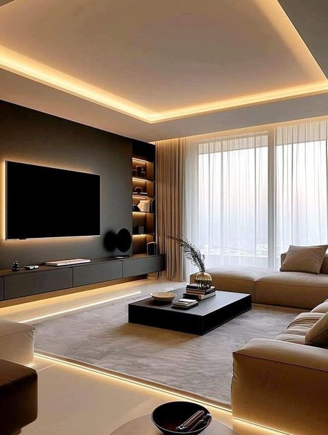 design model for your home 🏠 | Design for your Living room | Facebook Eclectic Office, Deco Tv, Bedouin Tent, Natural Bedroom Decor, Living Room Floor Plans, Tv Unit Design Modern, Media Units, India House, Decor Ideas For Living Room