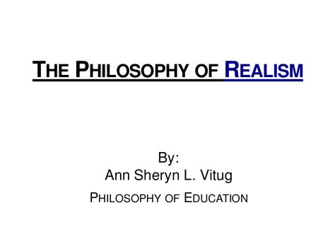 philosophy of education, realism, education Realism Philosophy, Philosophy Of Education, Realism, Philosophy, Math Equations, Education