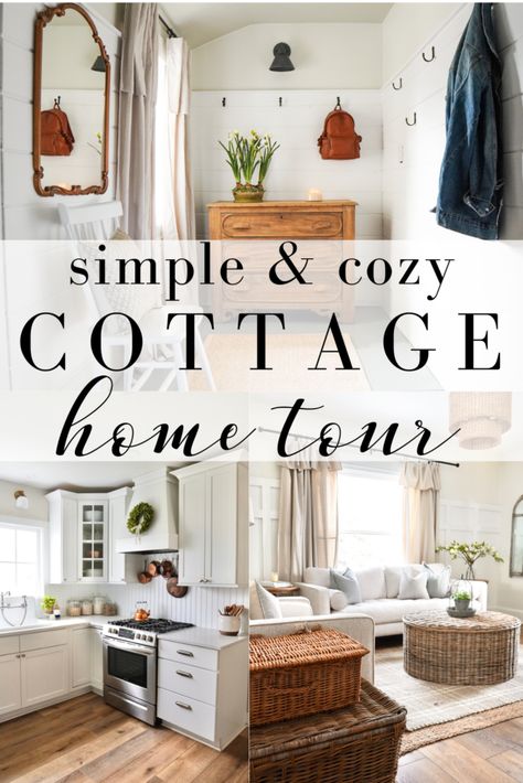 Modern Cottage Homes, Interior Cottage, Estilo Cottage, Cottage House Interior, Casas Country, English Cottage Decor, Cottagecore Home, Cottage Style Home, Interior Vintage