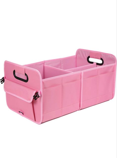 Car Trunk Organizer, Pink Car Accessories, Trunk Organizer, Car Storage Box, Car Trunk Organization, Car Organizer, Car Accessories For Women, Console Organization, Trunk Organization