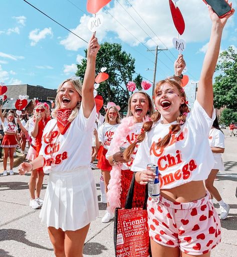 Love Bid Day Theme, Forever Aesthetic, Sorority Tshirt Designs, Phi Sigma Rho, Recruitment Ideas, Rush Week, Sorority Bid Day, Bid Day Themes, Alpha Chi Omega