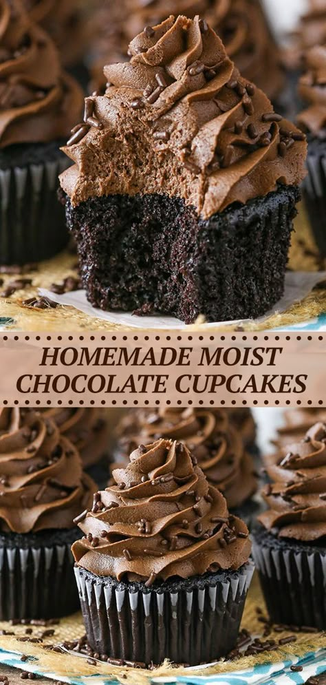 Dessert Kabobs, Homemade Chocolate Cupcakes, Moist Chocolate Cupcakes, Chocolate Cupcake Recipe, Chocolate Cupcakes Moist, Homemade Cupcakes, Cupcake Recipes Chocolate, Recipes Chocolate, Cupcake Recipe