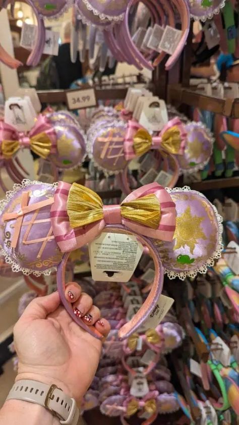 Rapunzel Ear Headband Tangled Ears, Rapunzel Ears, Tangled Disney Ears, Rapunzel Minnie Ears, Tangled Minnie Ears, Disneyland Paris Minnie Ears, Disney Ears Headband, Disney Headbands, Disney Handbags