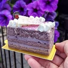 Taro Mousse Cake | Food.com Taro Filling Recipe, Taro Food, Taro Dessert Recipe, Taro Cupcakes, Taro Cake Recipe, Taro Desserts, Taro Dessert, Taro Recipes Food, Taro Cake