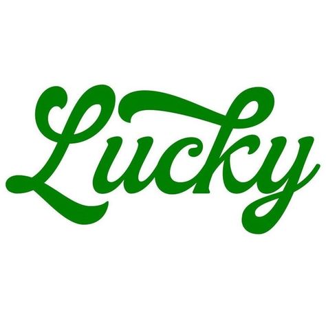 Lucky Picture, Lucky Tattoo, Brother Scanncut2, Pineapple Wallpaper, Decal Svg, Widget Ideas, Dream's Cat, Looney Tunes Cartoons, St Patrick's Day Crafts