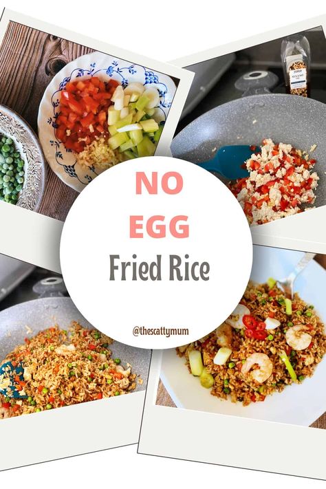 Fried Rice Recipe No Egg, Fried Rice No Egg, Fried Rice Without Egg, Soy Free Soy Sauce, Simple Fried Rice, Quick Fried Rice, Special Fried Rice, Rice In The Microwave, Veggie Fried Rice