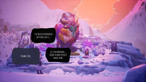 Dialogue - The Artful Escape | Interface In Game The Artful Escape Game, Cloud Gaming, Game Interface, Game Lovers, Game Dev, Escape Game, All Games, Game Ui, Creative Process