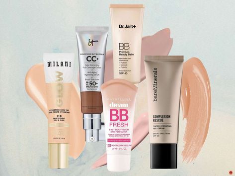 BB Cream works to even your skin tone, mattify your complexion and add color. We spent hours researching and testing the best BB Creams for every skin type and tone and our picks include options for dry, oily and combination skin as well as calming redness. Clinique Bb Cream, Best Bb Cream, Bb Cream For Oily Skin, Bb Cream Best, Clinique Acne Solutions, Bb Creams, Garnier Skin Active, Beauty Balm, Cream For Dry Skin