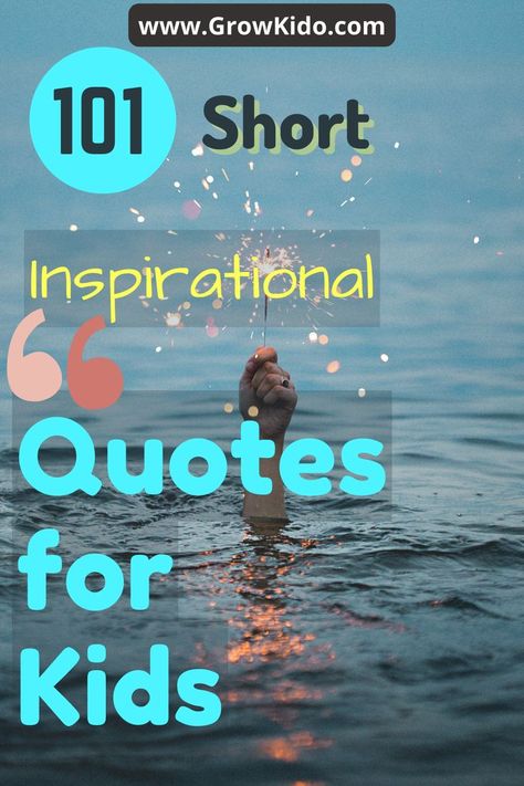 Short Inspirational Quotes for Kids Success Kid, Best Short Quotes, School Counseling Lessons, Counseling Lessons, Inspirational Quotes For Kids, Success And Happiness, Short Inspirational Quotes, Life Success, Lesson Quotes