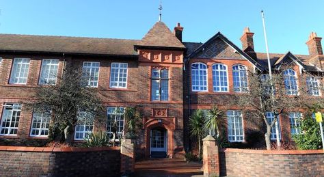 Aesthetic Boarding School Exterior, Outside School Building Aesthetic, West Kirby Wirral, Old Campus Aesthetic, Kirby Cafe Japan, West Kirby, Grammar School, Family Heritage, Family History