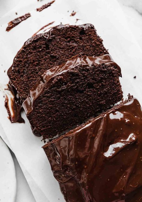 Chocolate Pound Cake - Salt & Baker Castella Cake Recipe, Canned Salsa, Chocolate Tres Leches Cake, Canned Salsa Recipes, Castella Cake, Bar Treats, Brownie Mix Cookies, Coconut Pecan Frosting, Chocolate Cake Recipe Moist