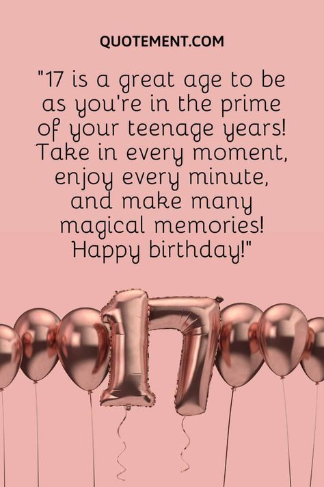 50 Fantastic Happy 17th Birthday Wishes To Inspire You Niece Birthday Quotes, 17th Birthday Quotes, 17th Birthday Wishes, Late Birthday Wishes, Birthday Wishes Pics, Happy 17th Birthday, Old Birthday Cards, Birthday Wishes For Daughter