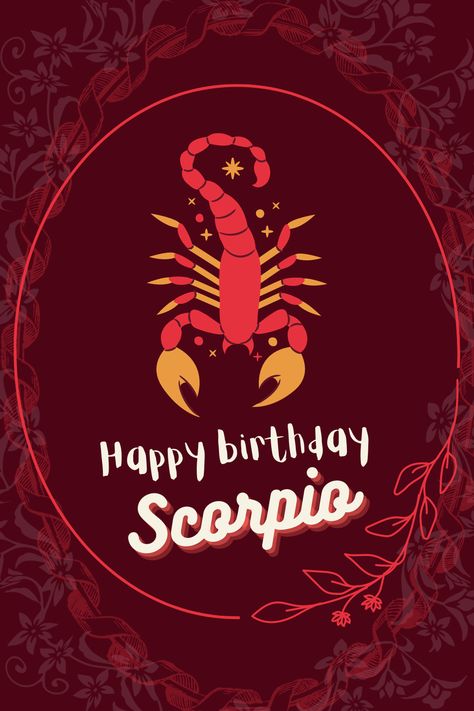 Scorpio /zodaic sign/happy birthday Happy Birthday Scorpio, Qigong Meditation, Scorpio Birthday, Acupressure, Astrology, Meditation, Happy Birthday, Yoga, Birthday