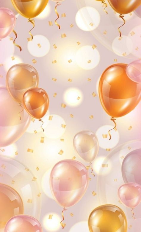 Birthday Baground, Balloon Wallpaper, Party Wallpaper, Wallpaper Glitter, Birthday Background Design, Party Decorations Balloons, Wallpaper Diy, Birthday Wishes Flowers, Decorations Balloons