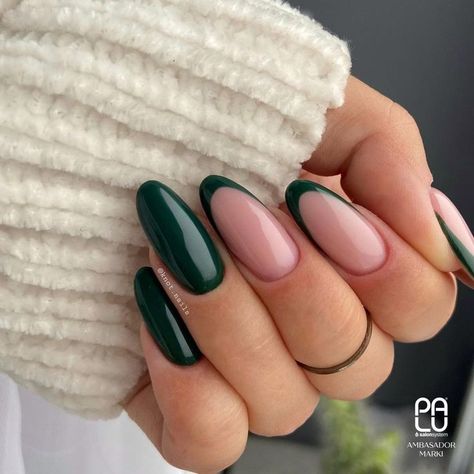 Coffin Green Nails, Pretty Green Nails, Cute Green Nails, Green Nails Art, Green Nails Ideas, Green Nail Design, Almond Acrylic Nails Designs, 2023 Nail, Almond Acrylic