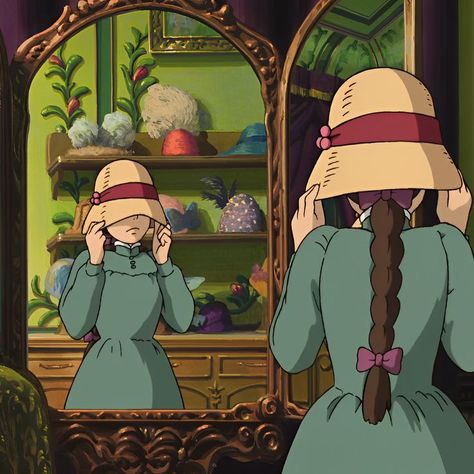 Howl's Moving Castle Aesthetic, Sophie Howl's Moving Castle, قلعة هاول المتحركة, 하울의 움직이는 성, Study Hall, Studio Ghibli Characters, Images Kawaii, Ghibli Artwork, Studio Ghibli Movies