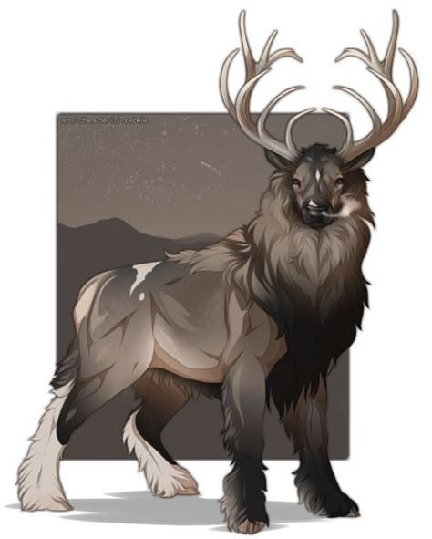 Mystical Animals, Mythical Animal, Cute Fantasy Creatures, Fantasy Beasts, Creature Drawings, Fantasy Creatures Art, Mythical Creatures Art, A Deer, Mythological Creatures