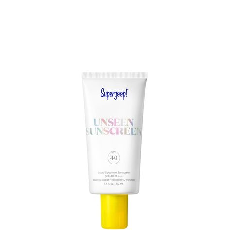 Supergoop!® Unseen Sunscreen SPF 40 1.7 fl. oz. Unseen Sunscreen Spf 40, Supergoop Unseen Sunscreen, Unseen Sunscreen, Lip Sunscreen, Be Resilient, Revision Skincare, Red Algae, Skin Medica, Body Sunscreen