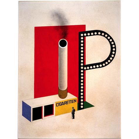 #HerbertBayer's 1924 design for a cigarette pavilion at the #BauhausArchiv, Berlin. Bauhaus Cafe, Herbert Bayer, Bauhaus Architecture, Corporate Art, Walter Gropius, Museum Poster, Bauhaus Poster, Josef Albers, 2d Design