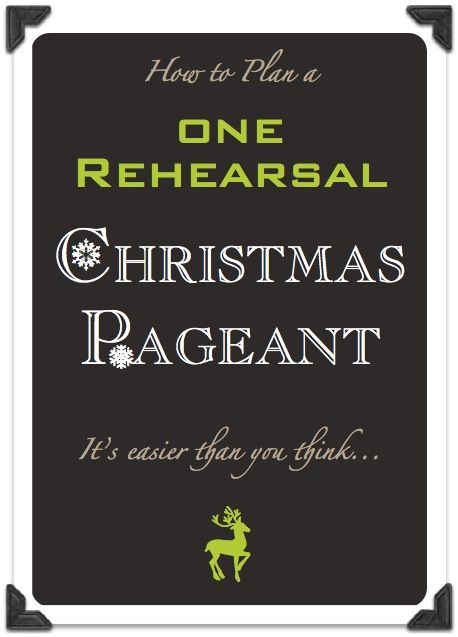 How to plan a 1 rehearsal Christmas Pageant. Christmas Pageant Ideas, Christmas Plays For Kids, Christmas Concert Ideas, Christmas Skits, Christmas Sunday School, Christmas Pageant, Sunday School Kids, Jesus Birthday, Christmas Program