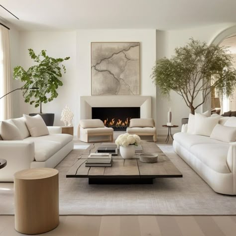 Timeless charm with cozy furnishings, making it the ideal spot to curl up with a good book Home Design Luxury, Home Decor Videos, Formal Lounge, Living Space Decor, Living Room Interiors, Luxury Home Design, Beige Living Rooms, Minimalist Drawing, Decor Videos