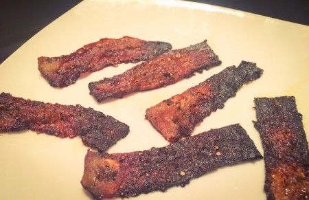 Eggplant Bacon Vegan, Dehydrated Eggplant Recipes, Eggplant Bacon Recipe, Bacon Substitute, Eggplant Bacon, Crispy Eggplant, Vegan Meat, Vegan Bacon, Eggplant Recipes