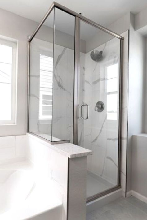 Get inspired by this beautifully designed KB Home bath. While our #KBHome Design Studio offers a wide range of choices to bring your new home to life, selections may vary by location. Kb Homes Design Studio, Kb Homes, Primary Bathroom, Sales Office, Shower Design, House Inspo, Bathroom Inspiration, Design Style, Home Signs