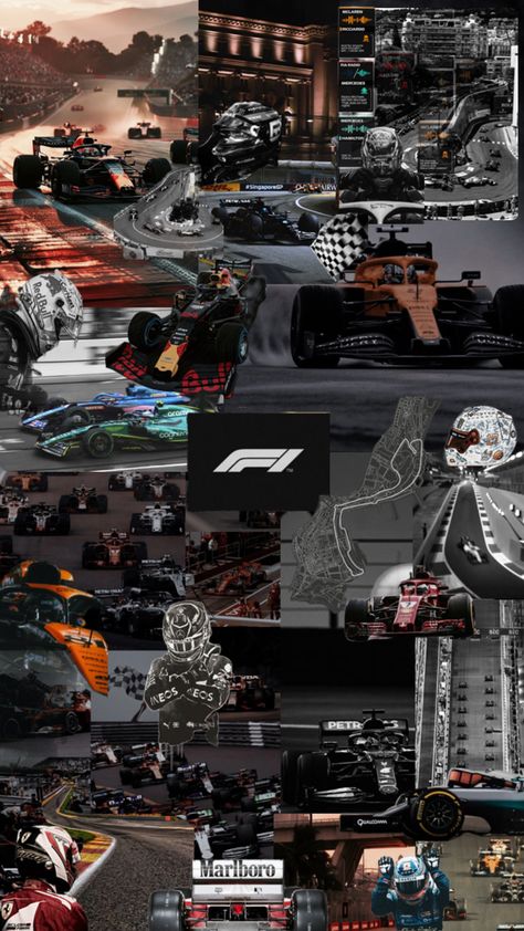 F1 Engineer Aesthetic, Formula 1 Wallpapers Aesthetic, Ferrari F1 Aesthetic, F1 Background, F1 Collage, Formula 1 Logo, Academia Collage, Dark Academia Collage, Formula 1 Iphone Wallpaper