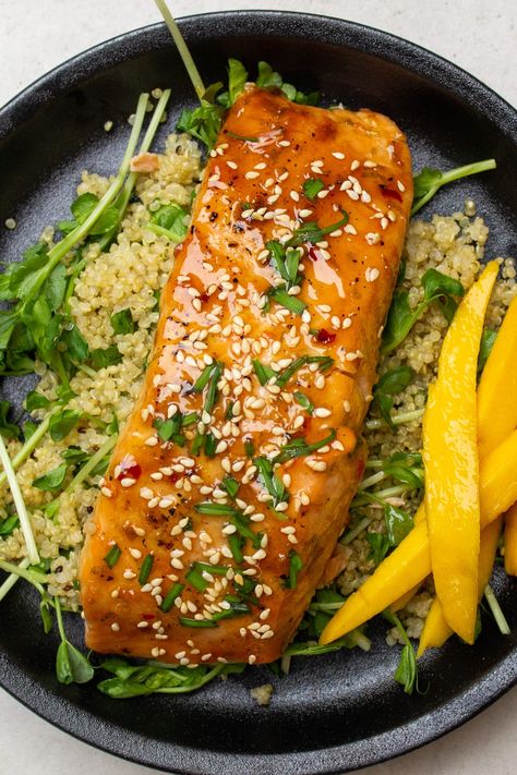 Miso Maple Glazed Salmon, Maple Garlic Salmon, Salmon Maple Syrup Soy Sauce, Maple Syrup Salmon Recipes, Salmon With Maple Syrup, Maple Soy Glazed Salmon, Pickerel Recipes, Baked Salmon Recipes Oven, Maple Salmon Recipes