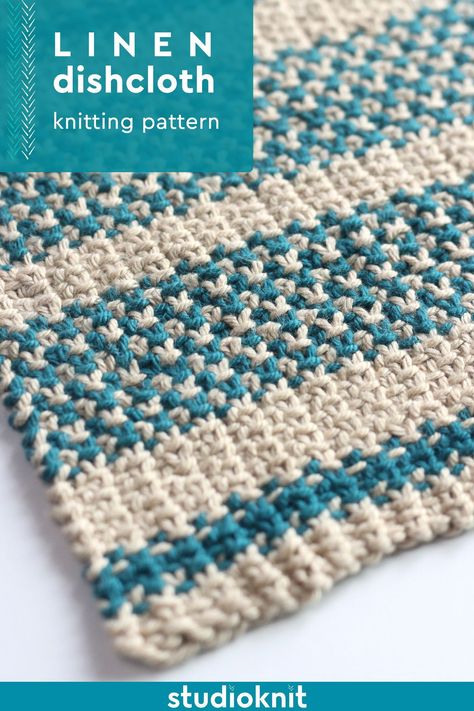 Linen Stitch Dishcloth Pattern, Knit Dishcloth Patterns, Linen Knitting Patterns, Linen Stitch Knitting, Dish Cloths Knitting Patterns, Knitted Dishcloths Free Patterns Simple, Knitted Dishcloths, Free Dishcloth Knitting Patterns, Knit Dishcloth Pattern Free