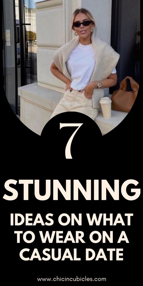 7 Stunning Ideas on What to Wear on a Casual Date - Chic In Cubicles Pub Date Outfit, Weekend Date Outfit, Casual Lunch Date Outfit, Church Outfit Aesthetic, Date Outfit Ideas Casual, Cute Church Outfits, Date Outfit Ideas, Date Outfit Casual, Lunch Date