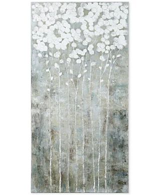 Uttermost Wall Art, Waterfall Wall Art, Artwork On Canvas, Waterfall Wall, Floral Wall Art Canvases, Hand Painted Wall Art, Wood Acrylic, Encaustic Art, Hand Painted Walls