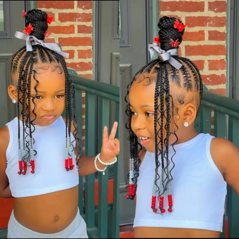 25 Toddler Cornrow Styles – Best Case Parenting Black Toddler Hairstyles, Baby Hair Styles, Kid Braids, Black Baby Girl Hairstyles, Baby Girl Hairstyles Curly, Kids Braids Hairstyles, Toddler Braided Hairstyles, Daughter Hairstyles, Toddler Braids