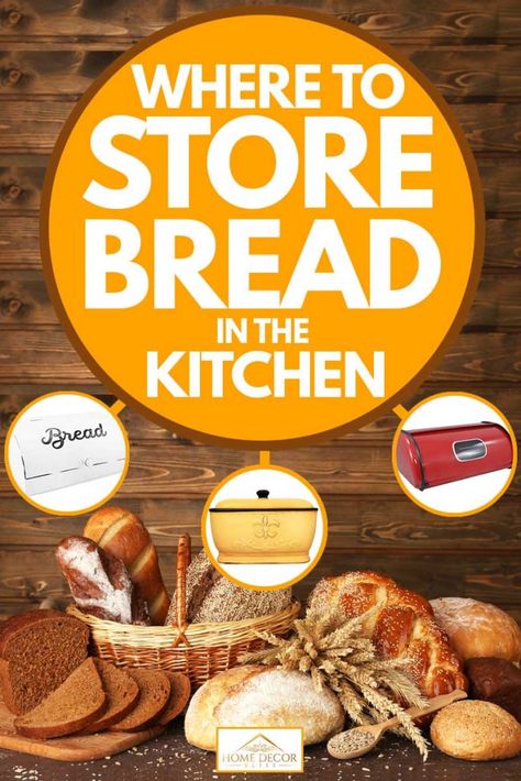 Where To Store Bread In The Kitchen. Article by HomeDecorBliss.com #HomeDecorBliss #HDB #home #decor Bread Storage Ideas, Bread Drawer, Sweet Cream Butter, Getting Organized At Home, How To Store Bread, Small Kitchen Organization, Bread Storage, Cream Butter, Kitchen Baskets