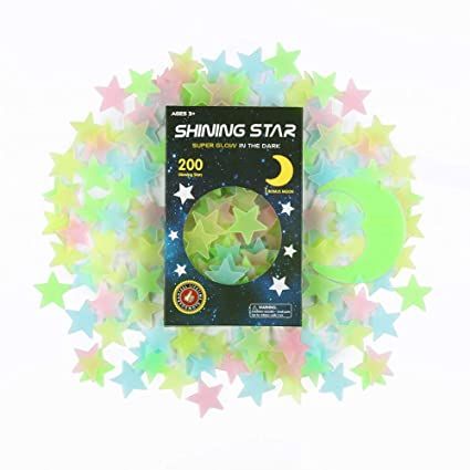 Sky Room Decor, Moon For Kids, Sky Room, Boys Wall Stickers, Glow In The Dark Stars, Dark Stars, Super Glow, Glow Stars, Dark Star