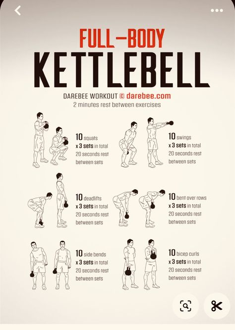 10lb Kettlebell Workout, Basketball Weight Lifting Workouts, Kettlebell Workout Men, Workout Circuit Gym, Kettle Bell Workouts, Kettlebell Abs Workout, Kettle Bell Workout Men, Garage Workout, Weightlifting Routine