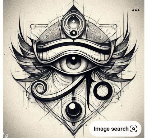 108 Tattoo, Tato Geisha, Egyptian Eye Tattoos, Horus Tattoo, Trippy Tattoo, All Seeing Eye Tattoo, Knee Tattoos, Mangas Tattoo, Mandala Hand Tattoos