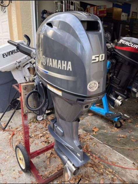 Yamaha 50hp outboard motor both salat and fresh water used.